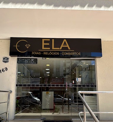 Fachada da loja Ela Joias e Relógios em Jardim Camburi, Vitória-ES